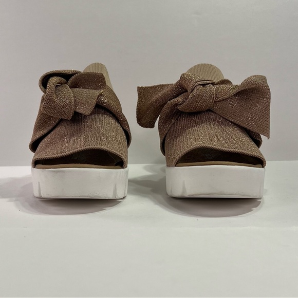 Bernie Mev. Venti Freesia Platform Sandals - blush rose gold/cream, size 38 - Picture 5 of 12